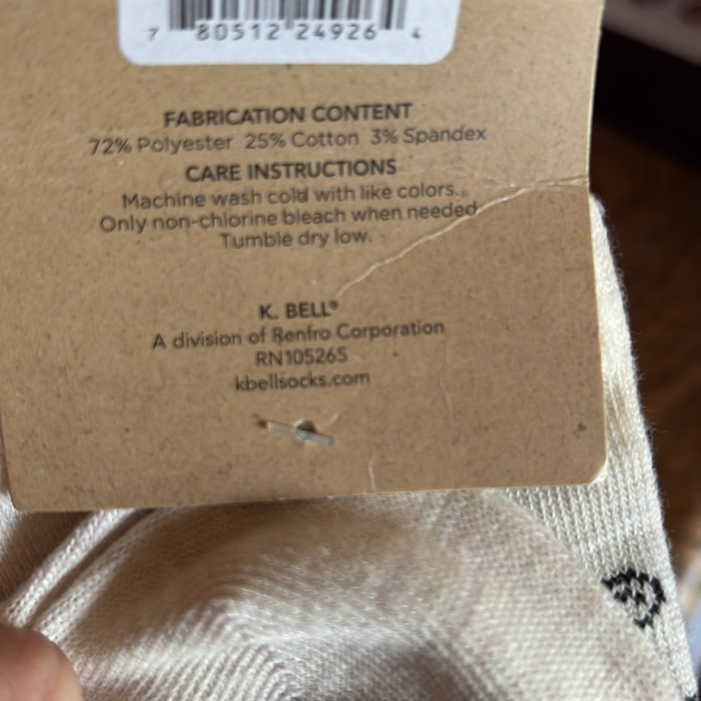 K. Bell Cat Patterned Socks - Picture 5 of 8